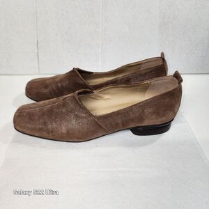 Women's Sesto Meucci Edwige Brown Textured Slip On Loafer | Size 9 M.
